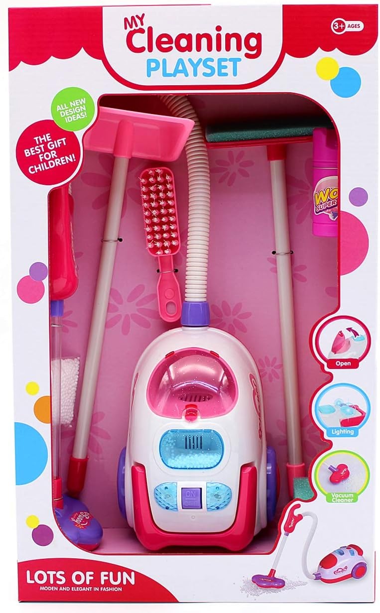 Electric vacuum cleaner plus sanitary ware