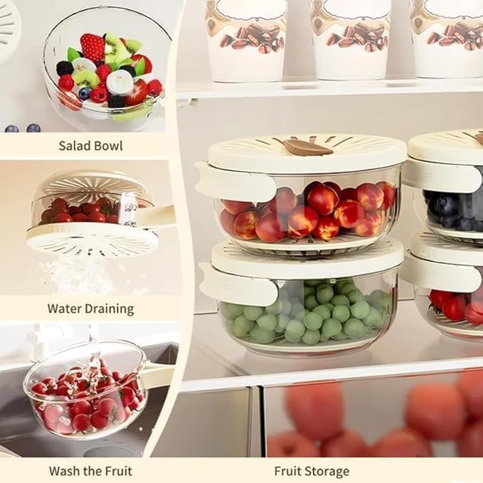 2 In 1 Drainer And Strainer Bowl