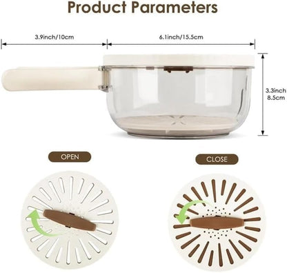 2 In 1 Drainer And Strainer Bowl