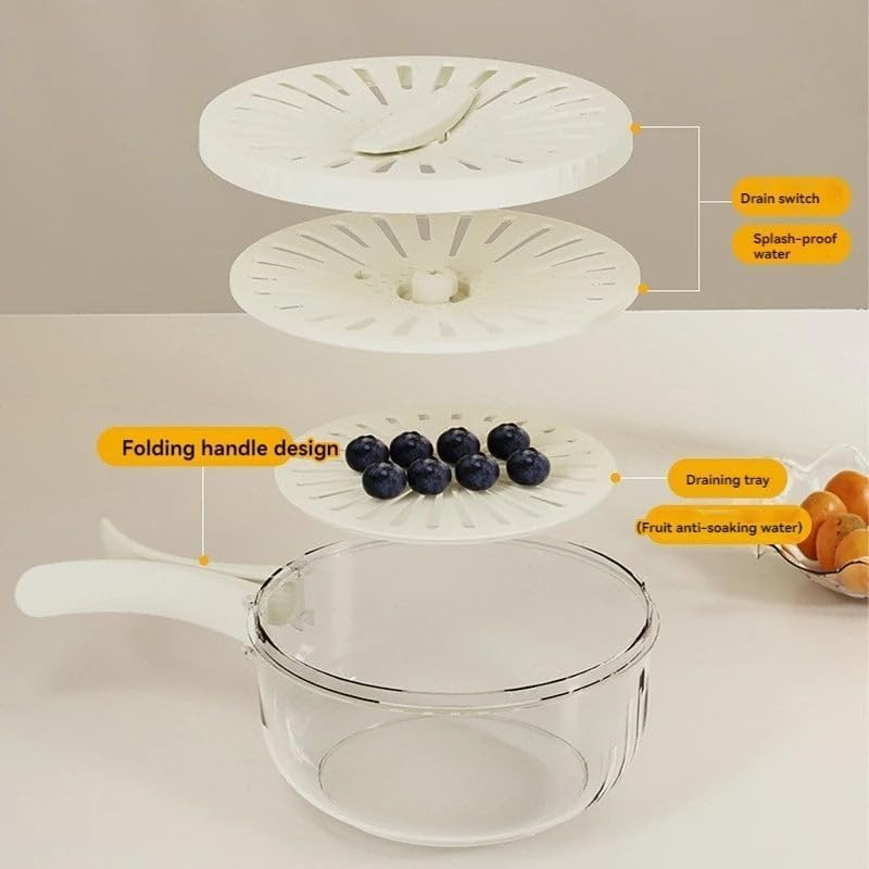 2 In 1 Drainer And Strainer Bowl