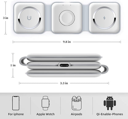 3 In 1 Wireless Charging Pad